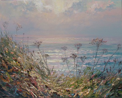 MARK PRESTON - winter sea and seedheads